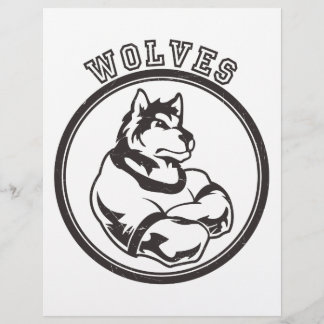 Lobos ou Wolf Mascot