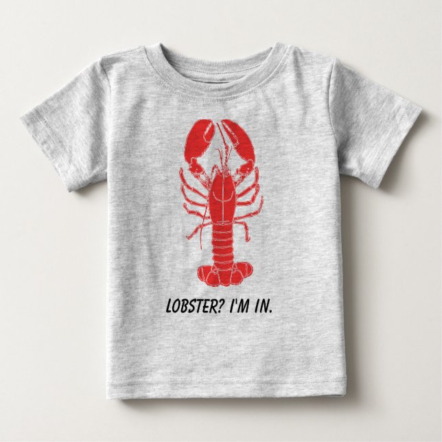LOBSTER! camiseta infantil (Frente)