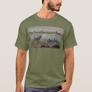 LocaCarnivore - T-Shirt Verde de Pequena Superfíci