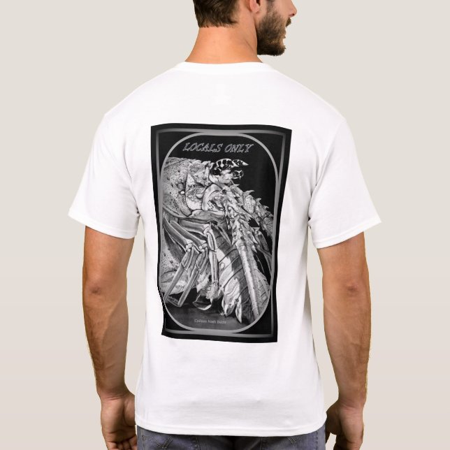 Locals somente, uma camisa de T para cada maniac (Verso)