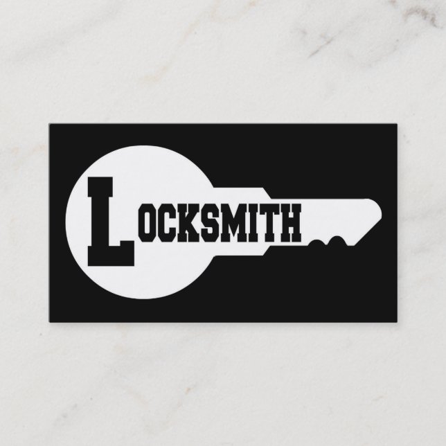 Locksmith Cartão de visita (Frente)