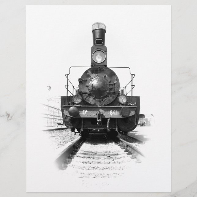 Locomotiva a vapor antiga (Frente)