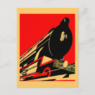 Locomotiva de Deco do vintage nós movemos anúncios