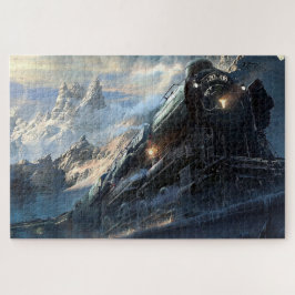 Locomotiva do trem a vapor nº 28 Quebra-cabeça de 