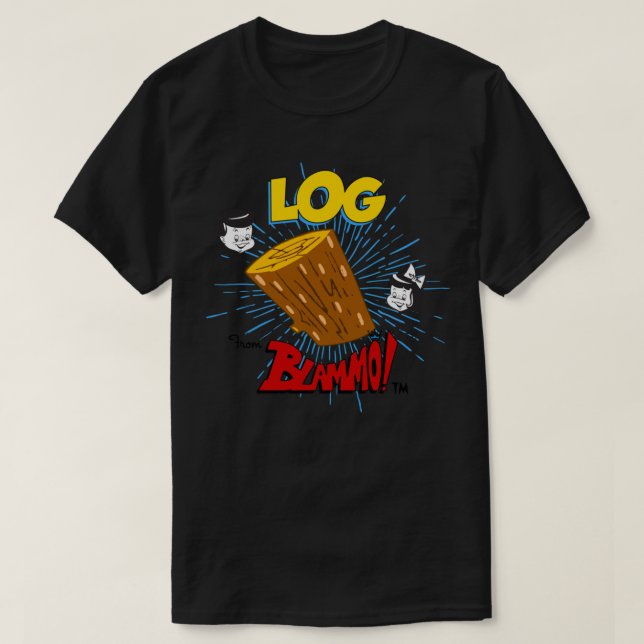 Log  Inspired by Ren And Stimpy Classic T-Shirt (Frente do Design)