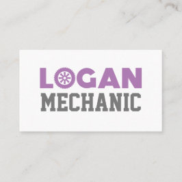 Logan Mechanic Cartão de visita