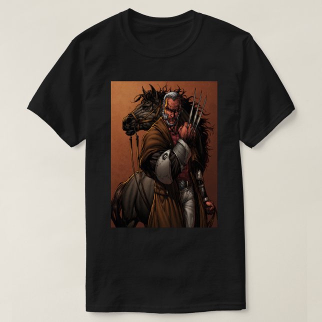 Logan Old Man Logan Essential T-Shirt (Frente do Design)