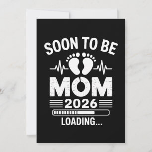 Logo de Mãe em Breve 2026 Anúncio de Gravidez em C
