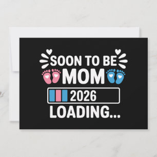 Logo de Mãe em Breve 2026 Anúncio de Gravidez em C
