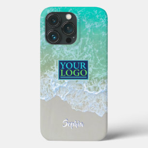 Logo, Foto, Arte, Ondas Suaves do Oceano, Nome em