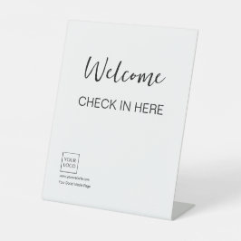 Logo Minimal Business Welcome Sign