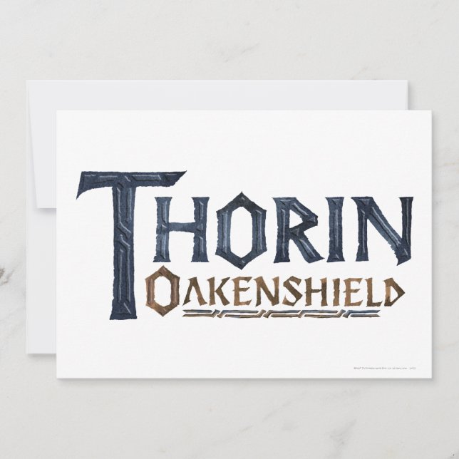 Logo THORIN OAKENSHIELD™ azul (Frente)