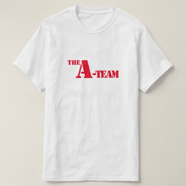Logotipo A-Team com camisa de van (Frente do Design)