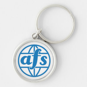Logotipo AFS 1972 Chaveiro redondo, pequeno (1,44"