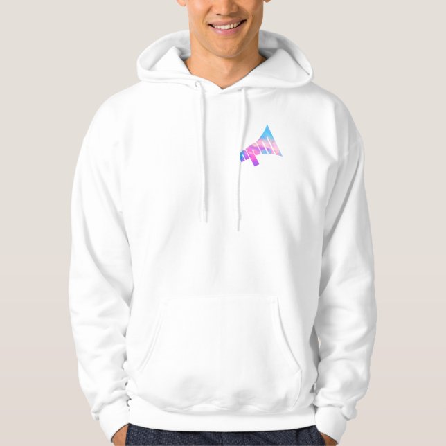 Logotipo arco-íris Pullover Hoodie (Frente)