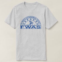 Logotipo azul retroativo Camisa clara masculina