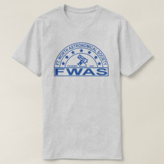 Logotipo azul retroativo Camisa clara masculina