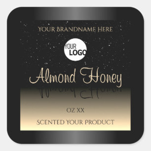 Logotipo brilhante da etiqueta do produto Elegante