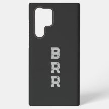 Logotipo BRR Letra Cinza