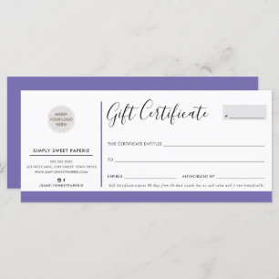 Logotipo chic moderno do ELEGANT BUSINESS - roxo