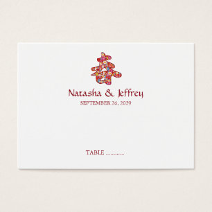Logotipo chinês do Kanji que Wedding flores