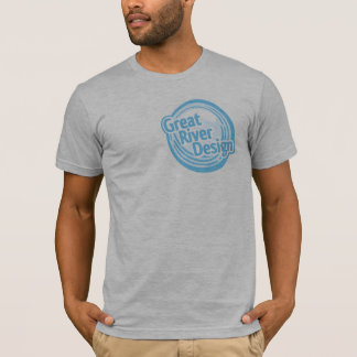 logotipo cinzento do GRD da camisa da urze