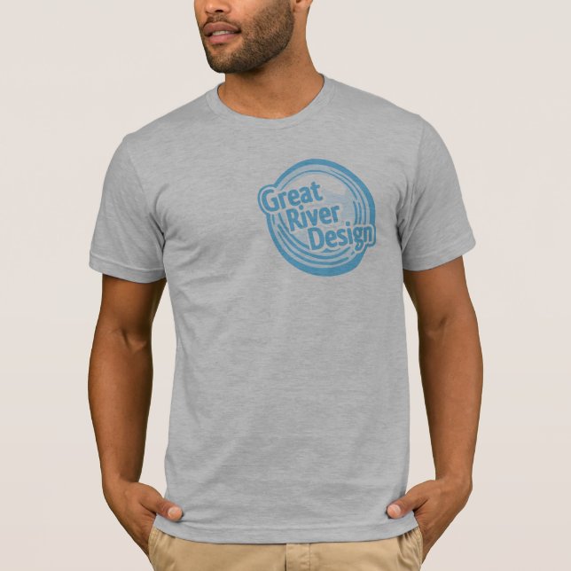 logotipo cinzento do GRD da camisa da urze (Frente)