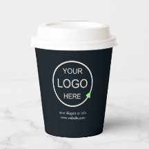 Logotipo comercial | Código QR Black Modern Profes