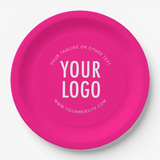 Logotipo Comercial de Pratos de Papel Personalizad (Frente)