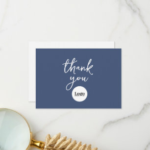 Logotipo comercial Denim Cartões de agradecimentos