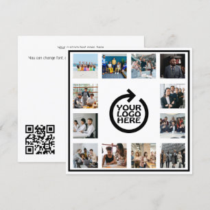 Logotipo comercial e código QR de 12 Phot Personal