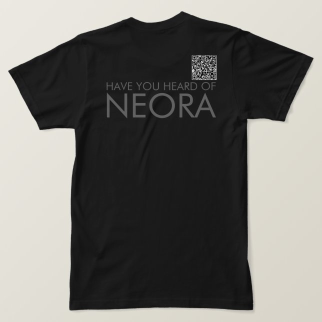 LOGOTIPO comercial e T-shirt do código QR (Verso do Design)
