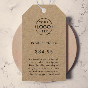 Logotipo comercial   Etiquetas de preço do produt