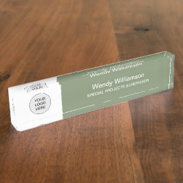 Logotipo comercial Painel verde