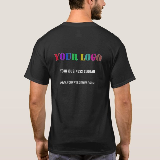 Logotipo comercial personalizado e T-Shirt de Prom (Verso)