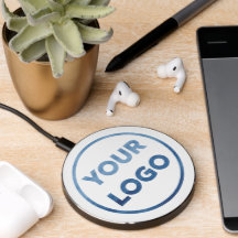 Logotipo comercial personalizado em branco