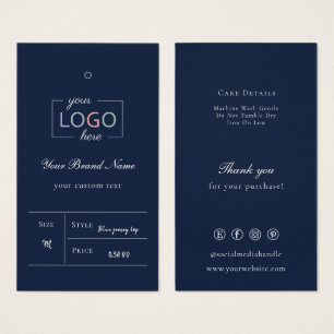 Logotipo comercial personalizado Etiqueta de preç
