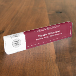 Logotipo comercial - Placa de suporte