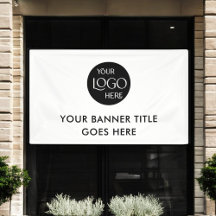 Logotipo comercial Publicidade em branco