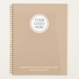 Logotipo corporativo Planejador de notebooks e inf