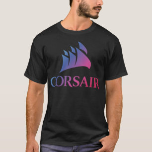 Logotipo Corsair RGB - Camisa T Clássica