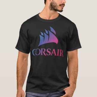 Logotipo Corsair RGB - Camisa T Clássica