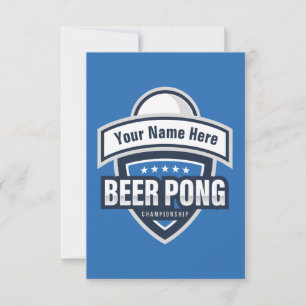 Logotipo customizável do campeonato de Pong da