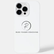 Logotipo da assinatura de coaching de Russ Yeager