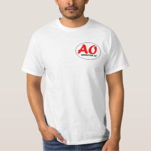 Logotipo da camiseta da geração AO