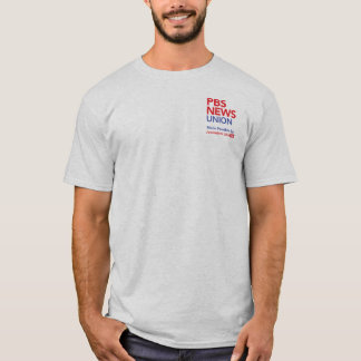 logotipo da camiseta da União PBS NewsHour na late