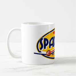 Logotipo da caneca da gasolina da "faísca"