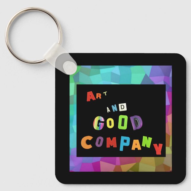 Logótipo da chaveiro Art e Good Company (Frente)