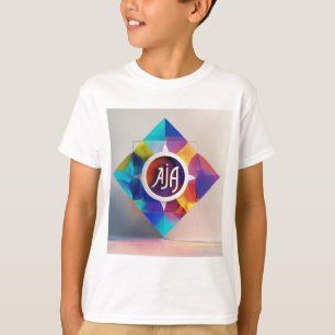 Logótipo da Criança Aja T-shirt impressa com desig