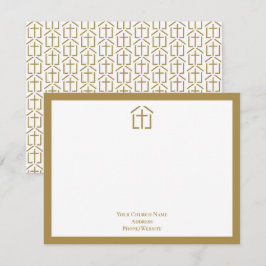 Logotipo da Cruz do Cartão de Nota Dourado da Sua 